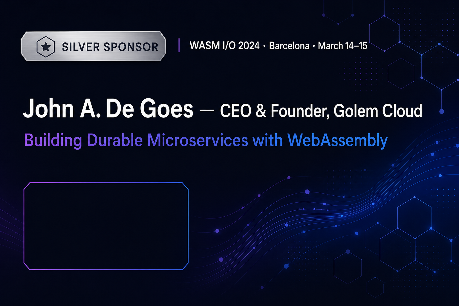 WASMIO Golem Sponsor